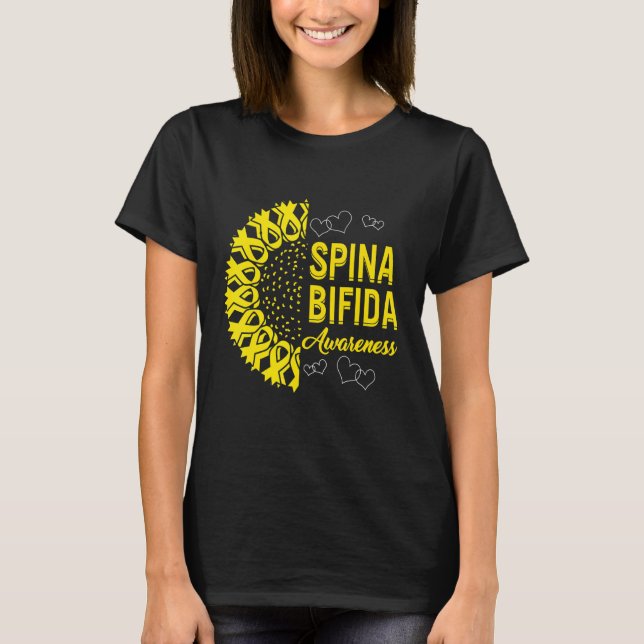 Spina Bifida Warrior Festival Moon and Stars T-Shirt (Vorderseite)