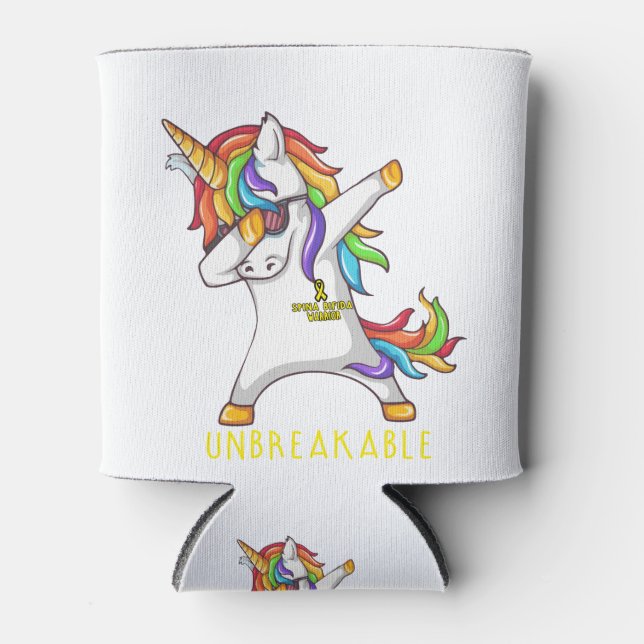 SPINA BIFIDA Warrior Unbrechbar Dosenkühler (Vorderseite)