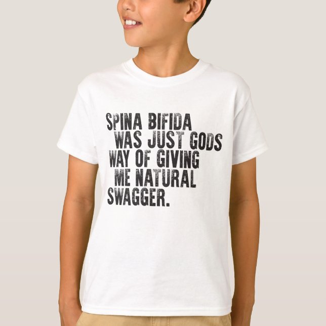 Spina- Bifidabewusstsein T-Shirt (Vorderseite)