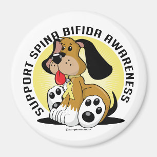 Spina- Bifidahund Magnet