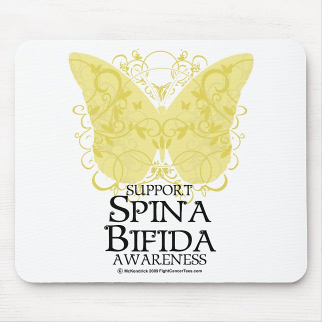 Spina- Bifidaschmetterling Mousepad (Vorne)