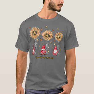 Spinal Awareness gnome Glaube hoffen Sonnenblume T-Shirt