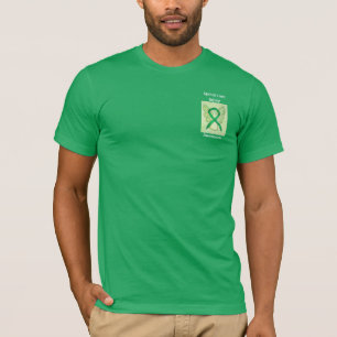 Spinal Cord Injury Awareness Green Ribbon T-Shirt