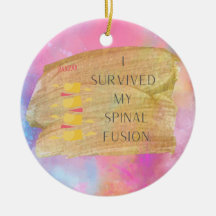 Spinal Fusion Memento Weihnachtsschmuck