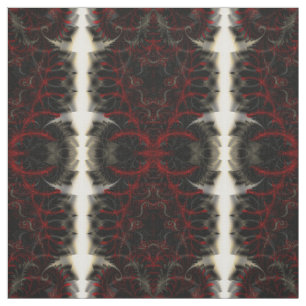 Spinal Paisley Fraktal Pattern Goth Print Stoff