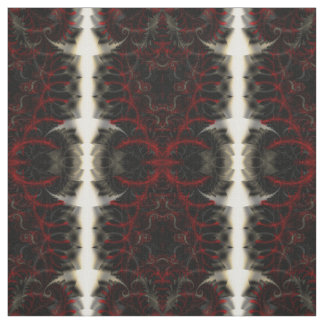 Spinal Paisley Fraktal Pattern Goth Print Stoff
