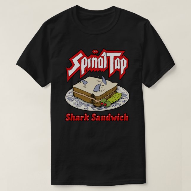 Spinal Stich Shark Sandwich Classic T - Shirt (Design vorne)
