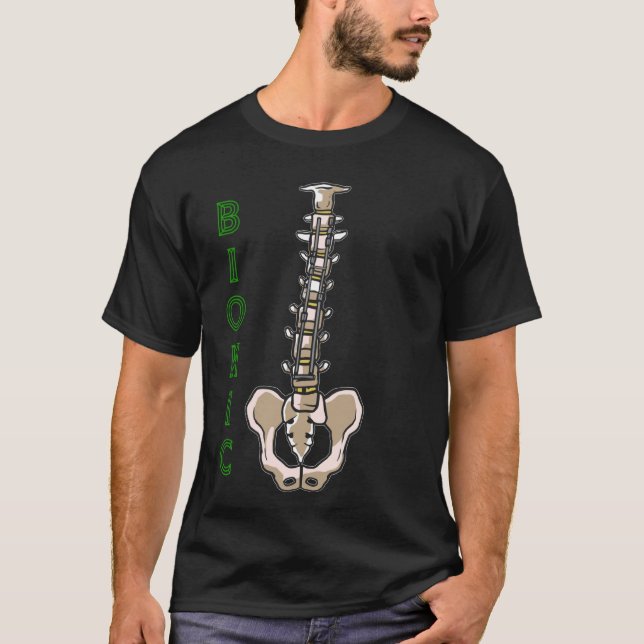 Spinale Fusion & Scoliose Bewusstseinsschwäche War T-Shirt (Vorderseite)