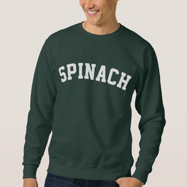 Spinat Sweatshirt (Vorderseite)