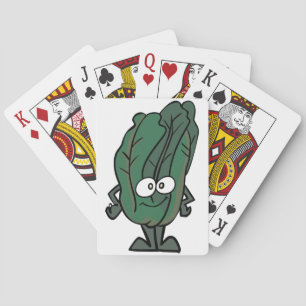 Spinats-Gesichts-Spielkarten Spielkarten