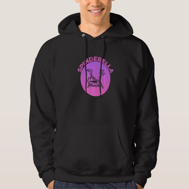 Spinderella Princess on the balance bike Hoodie (Vorderseite)