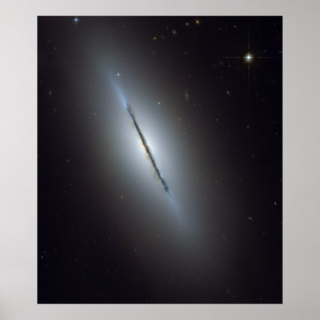 Spindle Galaxy NGC 5866 Messier 102 Poster (Vorne)