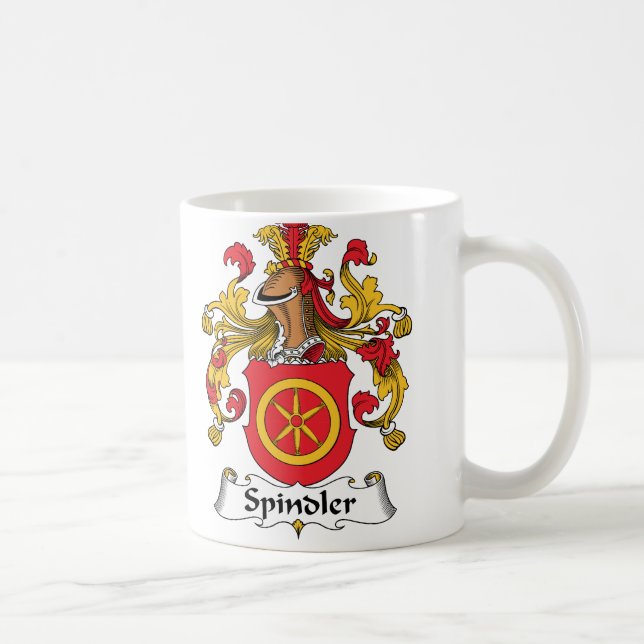 Spindler Familienwappen Kaffeetasse (Rechts)