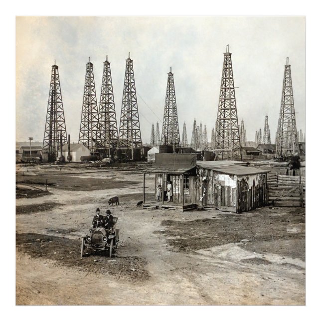 Spindletop Oil field - Texas 1902 Fotodruck (Vorne)