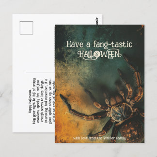 🕷️ Spine Chilling Spider HALLOWEEN Karte