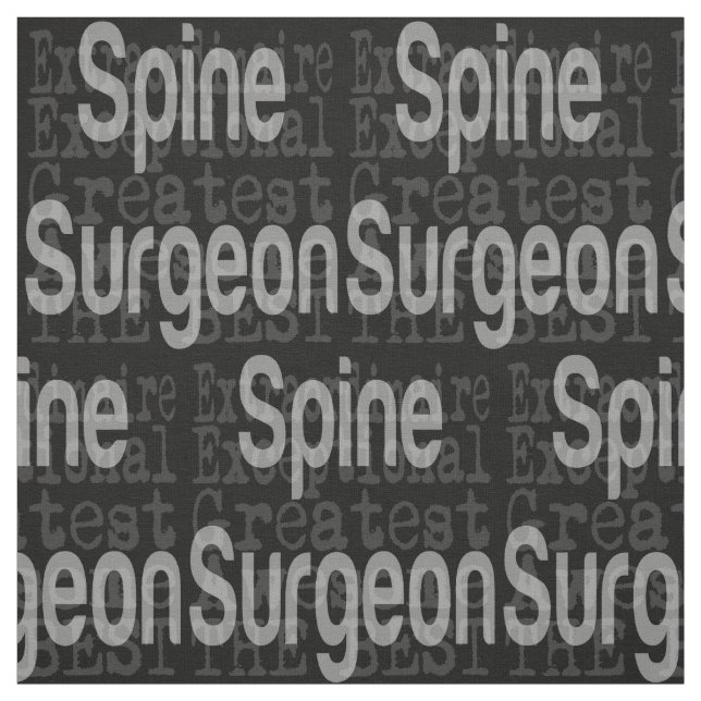 Spine Chirurg Extraordinaire Stoff (Muster)