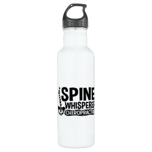 Spine Whisperer Chiropractic Chiropraktikum Chiro Edelstahlflasche