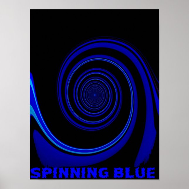 SPINNBLAU POSTER (Vorne)