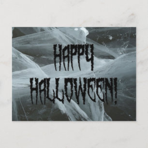Spinne Bein Halloween und unheimliche Hintergrundp Postkarte