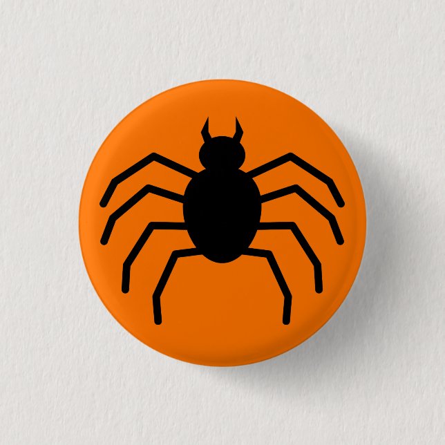 Spinne Button (Vorderseite)