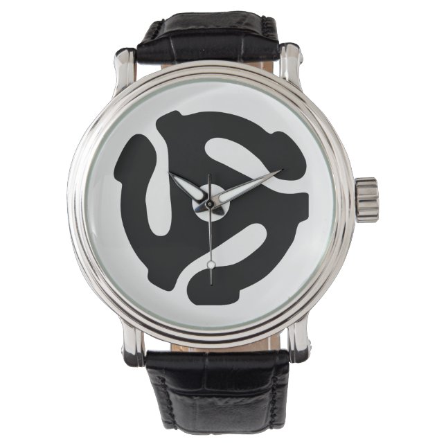 Spinne für den Vinyl-Adapter mit 7 Zoll, 45 U/min Armbanduhr (Vorderseite)