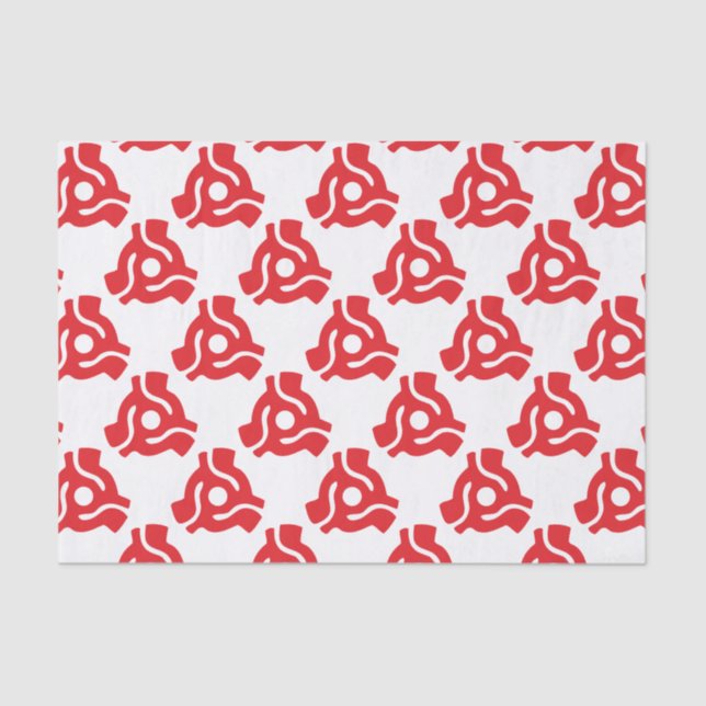 Spinne für den Vinyl-Adapter mit 7 Zoll, 45 U/min Seidenpapier (Vorderseite)