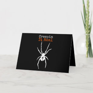 Spinne G Lustiges Halloween-Kostüm - Creepin It Re Karte