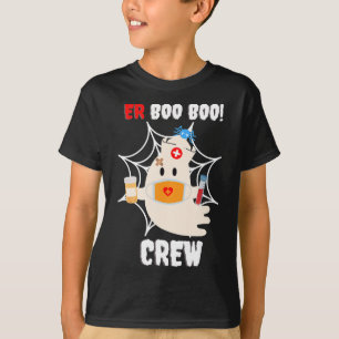 Spinne-Geschenk Boo Crew Krankenschwester Hallow T-Shirt