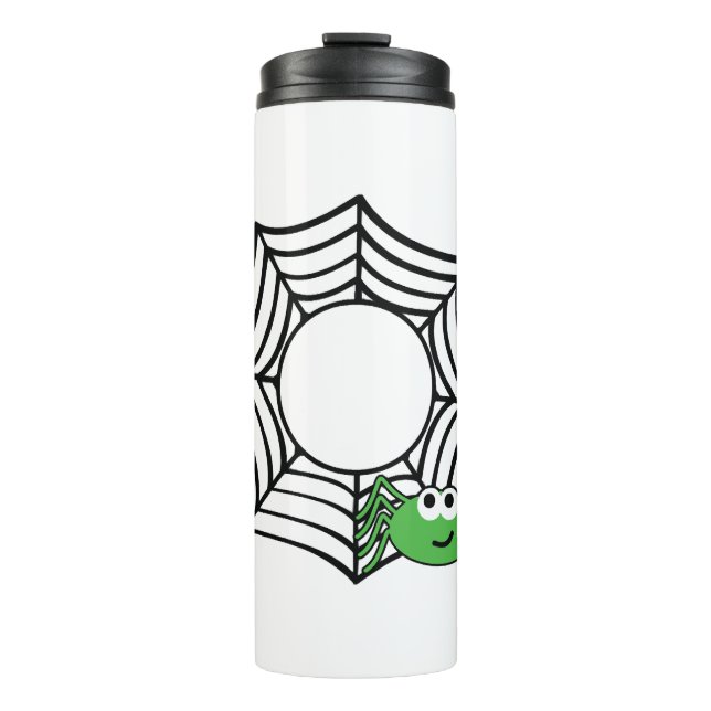 Spinne Halloween Thermosbecher (Vorderseite)
