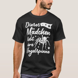 Spinne Haustier Terrarium Biologe Arachnid Reptil T-Shirt