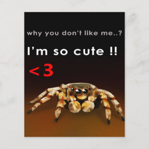 Spinne, ich bin so süß Geschenk für Spinne-Fan Flyer