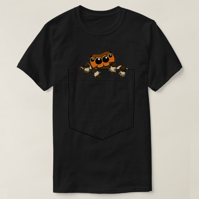 Spinne in meiner Tasche springen T-Shirt (Design vorne)