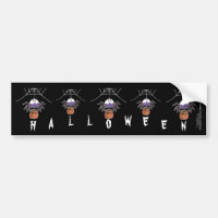 Spinne mit Jack-O-Lantern