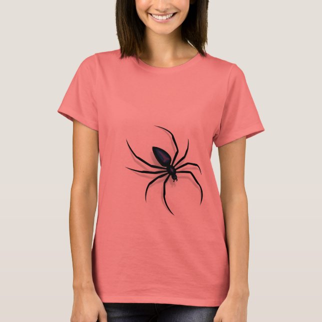 Spinne! (nach unten auf Ihrem links) T-Shirt (Vorderseite)