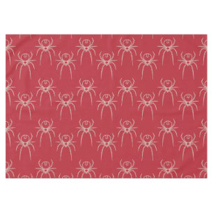 Spinne - Rot und Knochen weiß Tischdecke