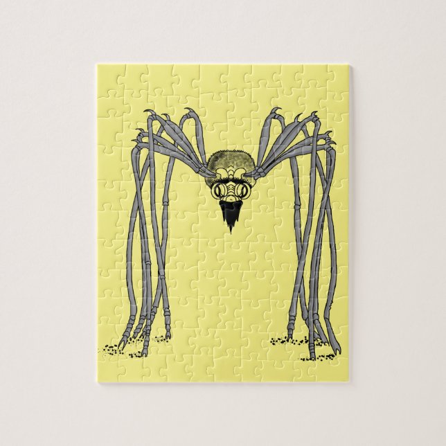 Spinne . schwarz-weiß puzzle (Vertikal)