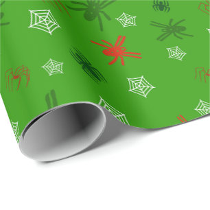 Spinne-Themen-Weihnachts-Geschenkpapier Geschenkpapier