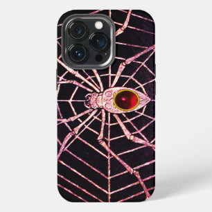 SPINNE UND NETZ Roter Rubin Schwarz iPhone 13 Pro Hülle