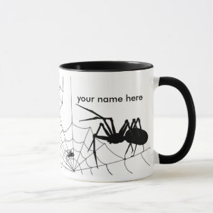 Spinne und Netz-Tasse - Customize addieren Ihren Tasse