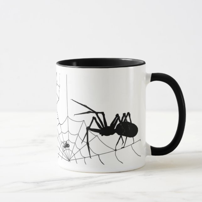 Spinne und Netz-Tasse Tasse (Rechts)