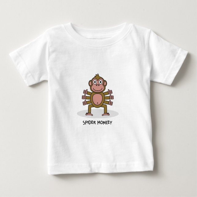 Spinnen-Affe Baby T-shirt (Vorderseite)