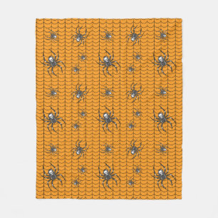 Spinnen auf Parade Fleece Blanket