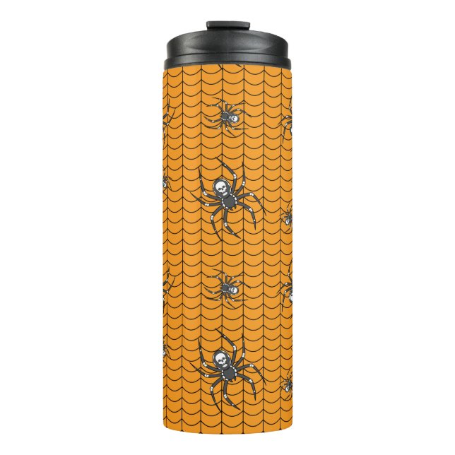 Spinnen auf Parade Thermal Tumbler Thermosbecher (Vorderseite)