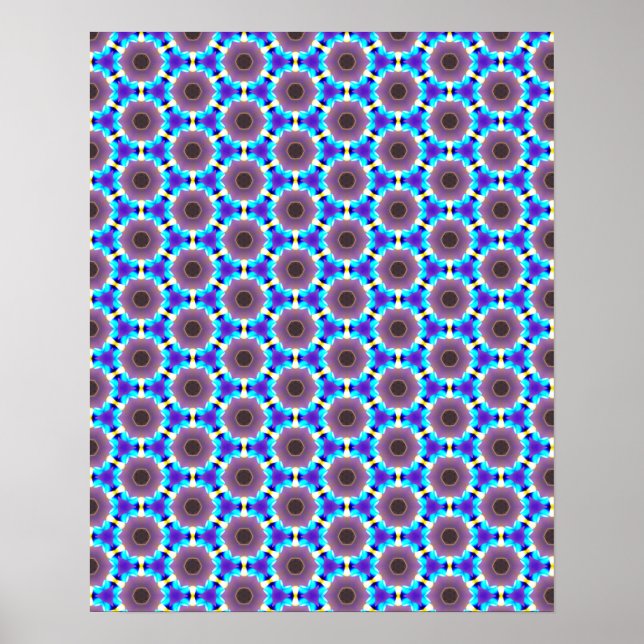 Spinnen der optischen Illusion Wall Art Poster (Vorne)