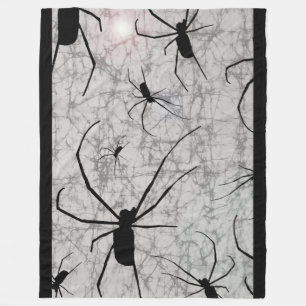 Spinnen-Fleece-Decke Fleecedecke