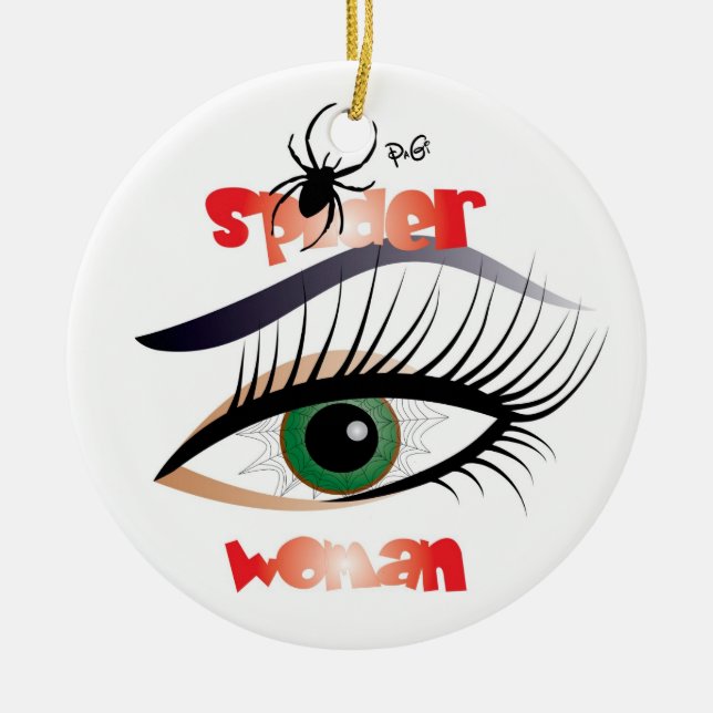 Spinnen - Frau / Ornament (Vorne)