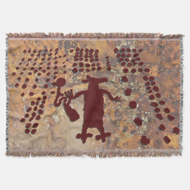 Spinnen-Frau und Kojote Decke (Vorderseite)