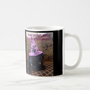 Spinnen Fräulein-Harley "gingen draußen, rechte Kaffeetasse