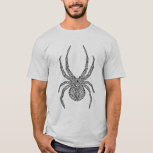 Spinnen-Gekritzel T-Shirt