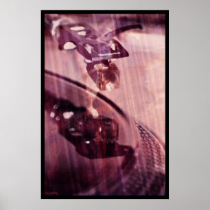 Spinnen im Dunkeln Poster